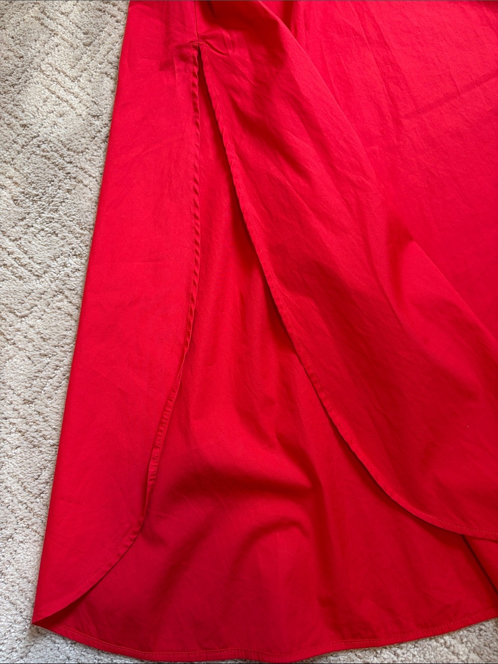 Madewell Red A-Line Skirt - Picture 4 of 5